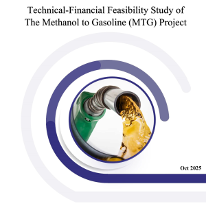 Feasibility Study of Methanol-to-Gasoline (MTG) Project in Iran Feasibility Study of Methanol-to-Gasoline (MTG) Project in Iran
